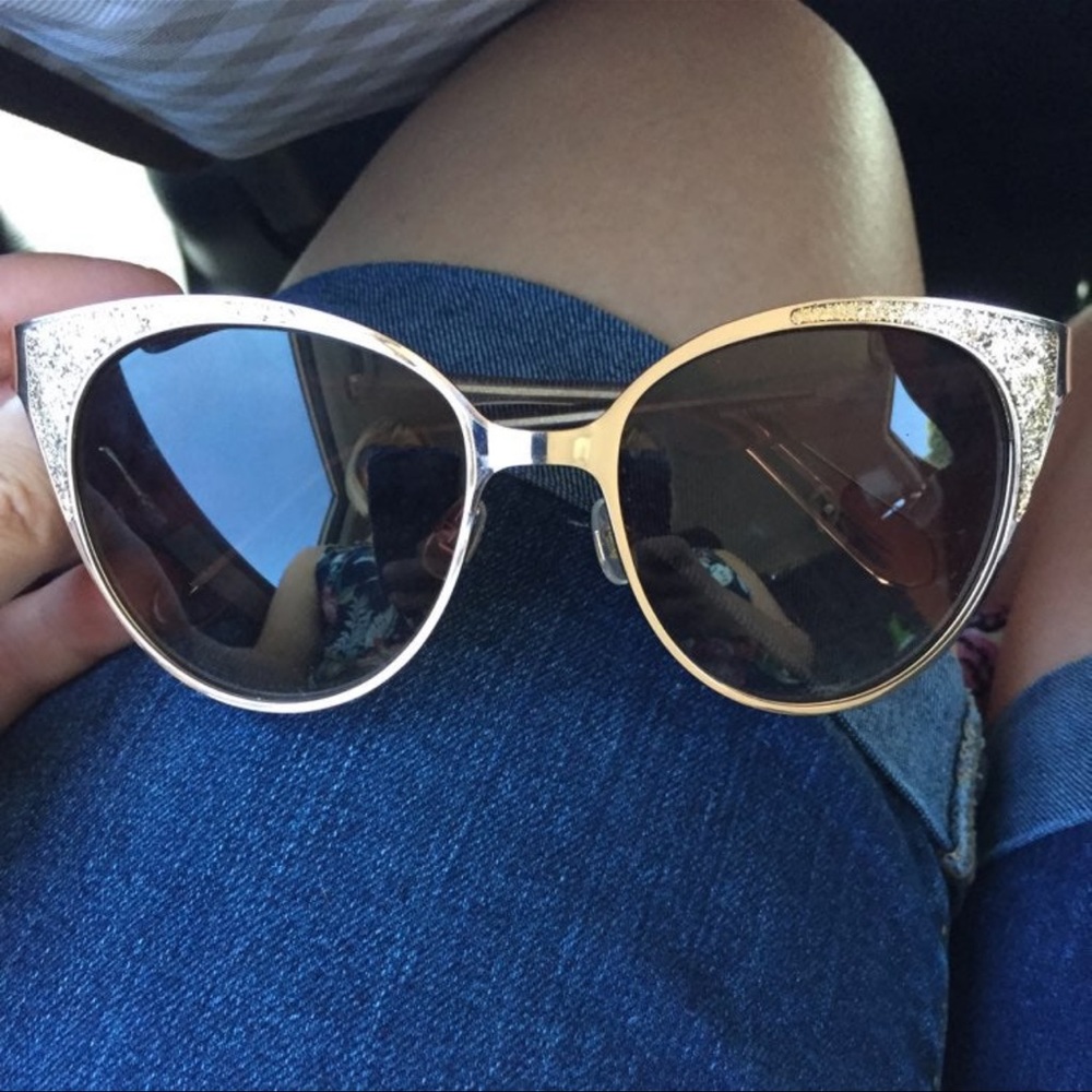 Kate Spade Glitter Sunglasses!! Adorable!!